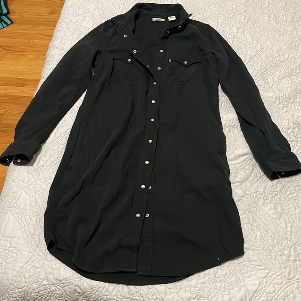Levis Black Shirtdress